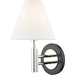 Robbie Wall Sconce by Mitzi. Made from steel in a transitional style.