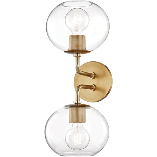 Margot Wall Sconce by Mitzi. Made from steel in a modern style.