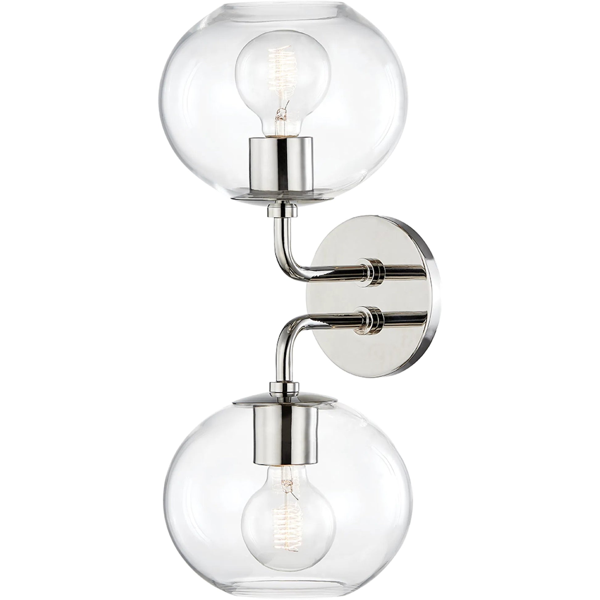 Margot Wall Sconce by Mitzi. Made from steel in a modern style.