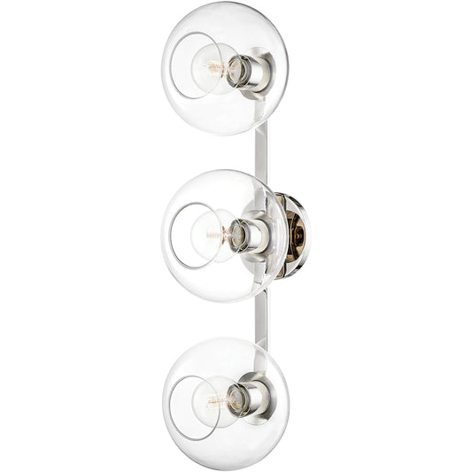 Margot Wall Sconce by Mitzi. Made from steel in a modern style.