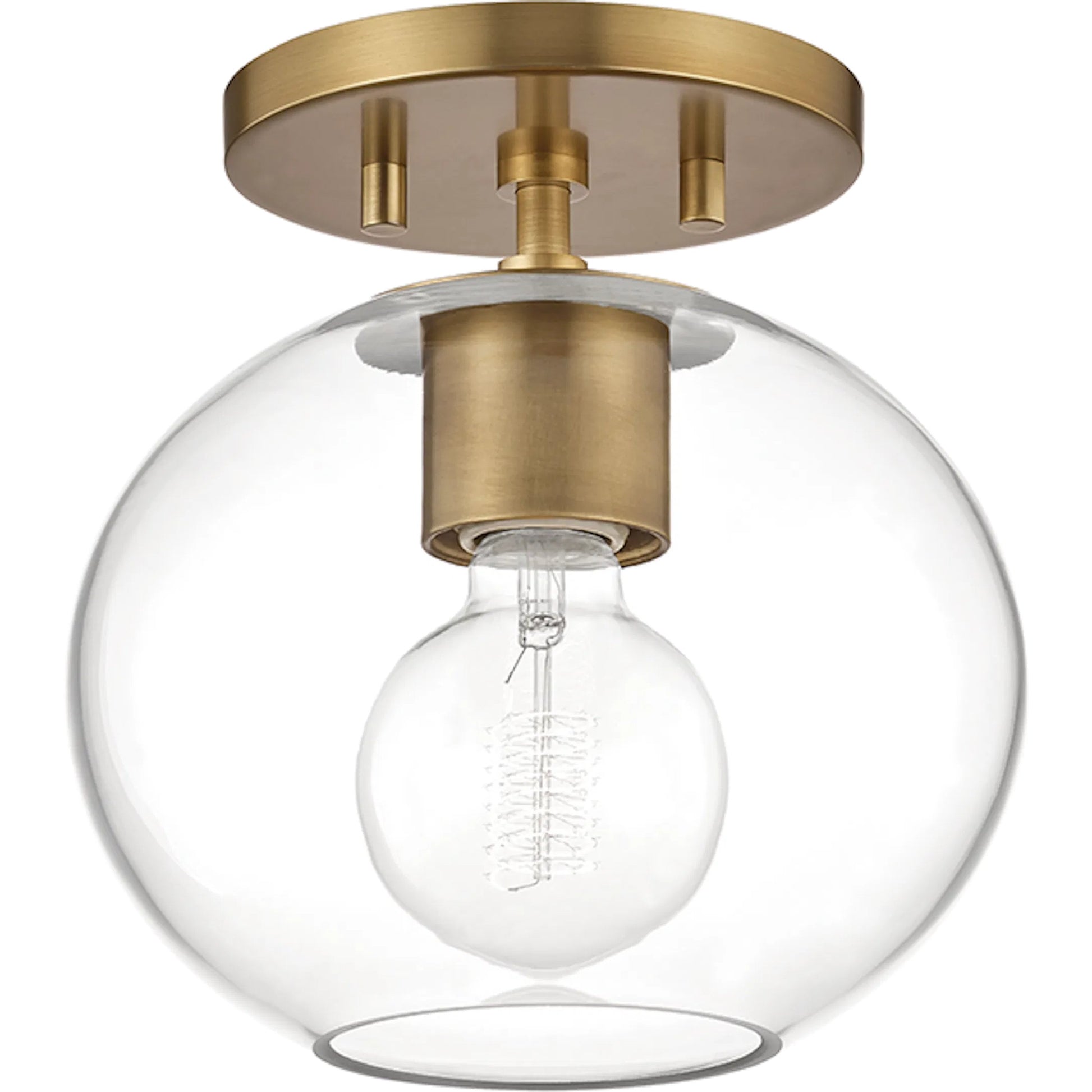 Margot Semi Flush by Mitzi. Made from steel in a modern style.