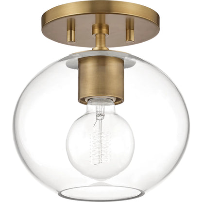 Margot Semi Flush by Mitzi. Made from steel in a modern style.
