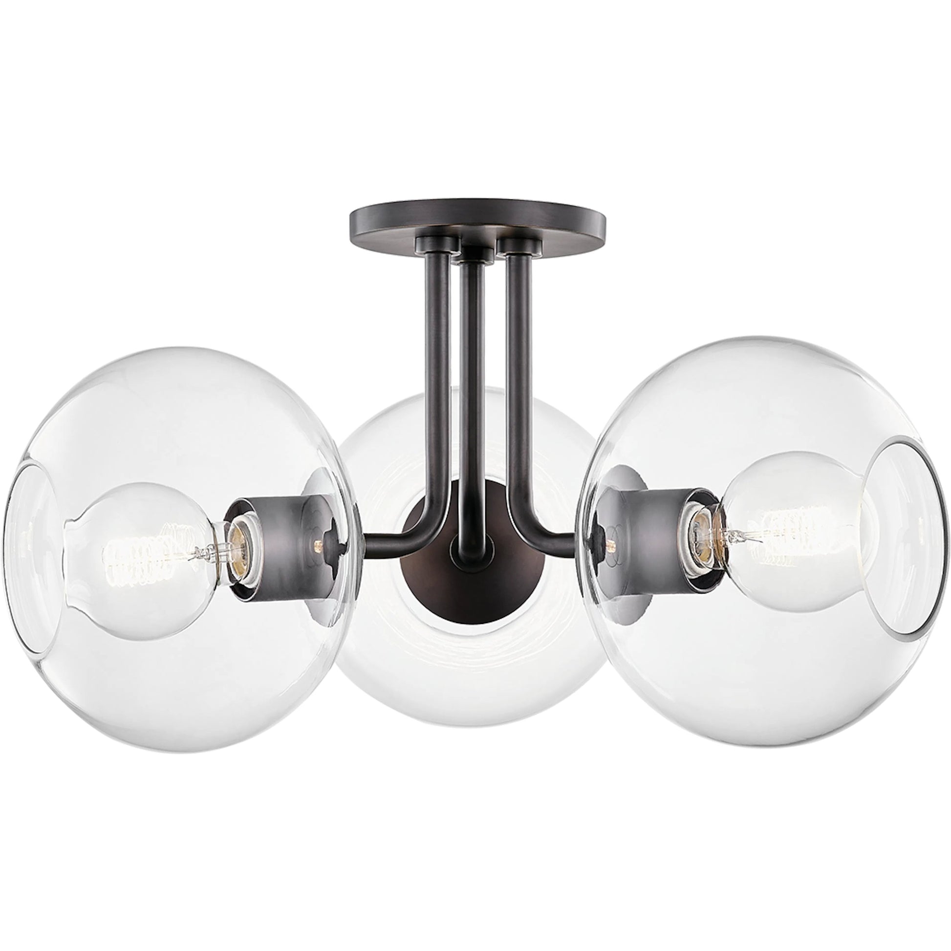 Margot Semi Flush by Mitzi. Made from steel in a modern style.