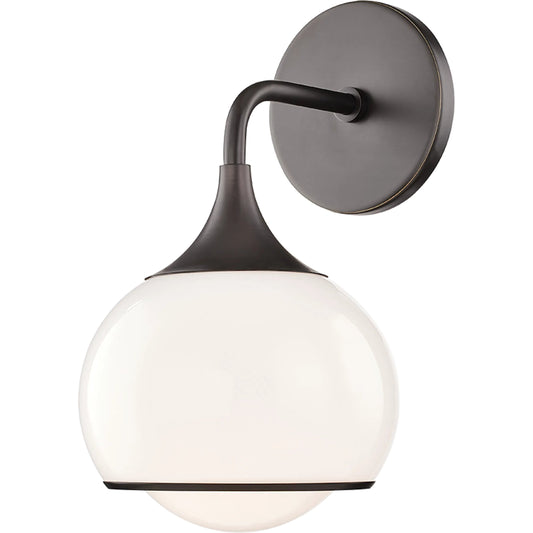 Reese Wall Sconce by Mitzi. Made from steel in a modern style.