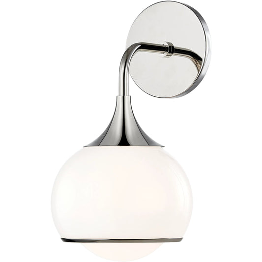 Reese Wall Sconce by Mitzi. Made from steel in a modern style.