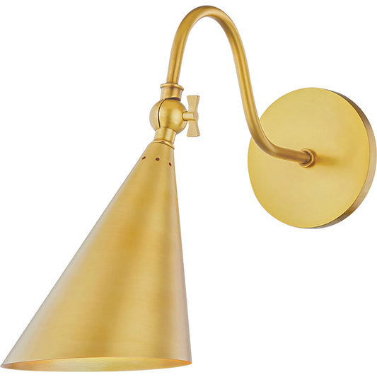 Lupe Wall Sconce by Mitzi. Made from steel in a modern style.