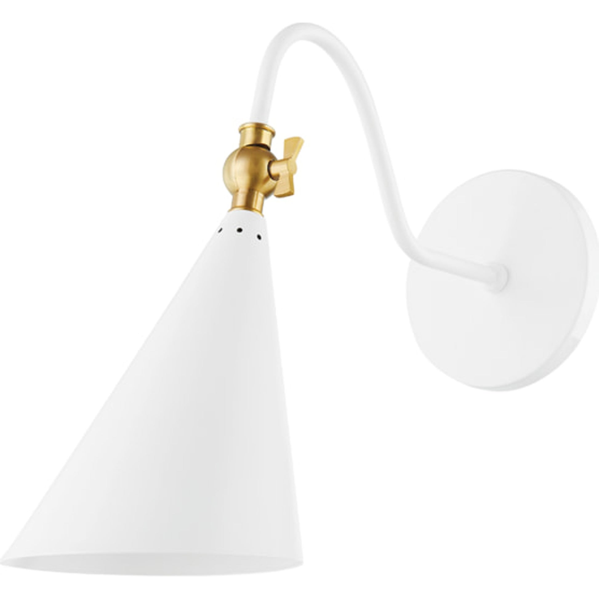 Lupe Wall Sconce by Mitzi. Made from steel in a modern style.