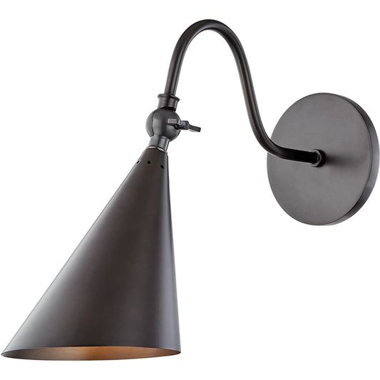 Lupe Wall Sconce by Mitzi. Made from steel in a modern style.