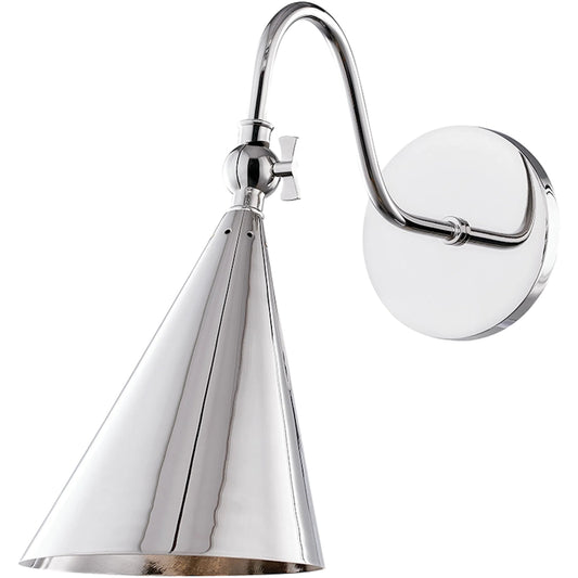 Lupe Wall Sconce by Mitzi. Made from steel in a modern style.