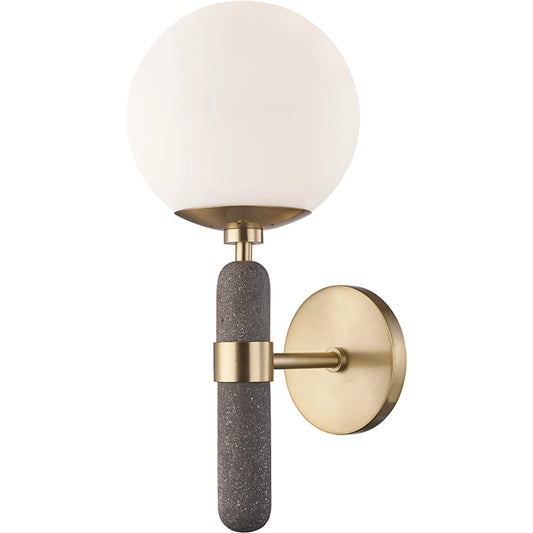 Brielle Wall Sconce by Mitzi. Made from steel in a modern style.