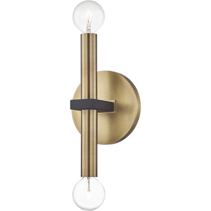 Colette Wall Sconce by Mitzi. Made from steel in a modern style.