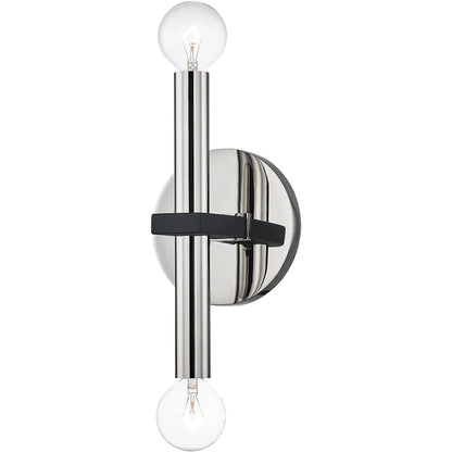 Colette Wall Sconce by Mitzi. Made from steel in a modern style.