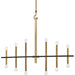 Colette Chandelier by Mitzi. Made from steel in a modern style.