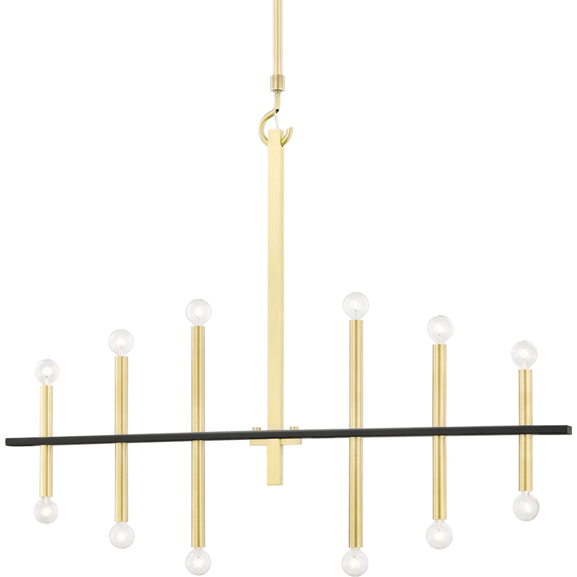 Clinton Wall Sconce by Hudson Valley. Made from brass in a modern style.