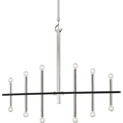 Clinton Wall Sconce by Hudson Valley. Made from brass in a modern style.