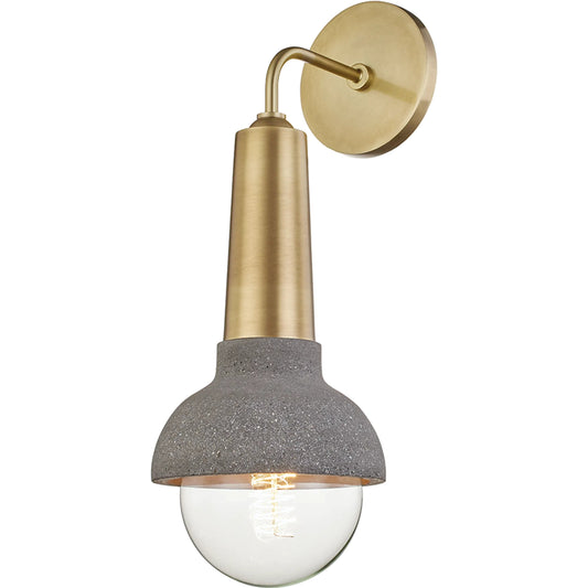 Macy Wall Sconce by Mitzi. Made from steel in a modern style.