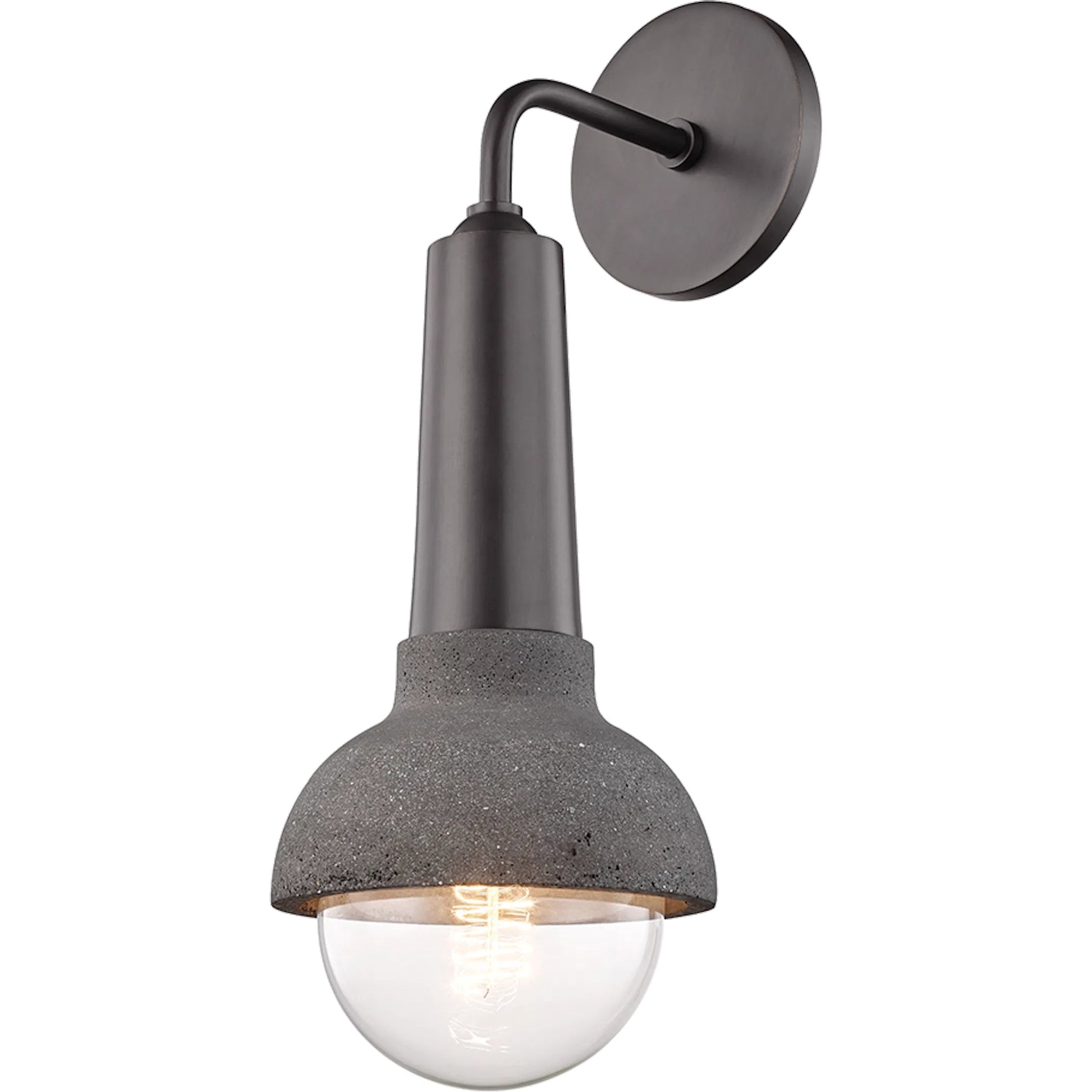 Macy Wall Sconce by Mitzi. Made from steel in a modern style.