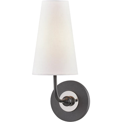 Merri Wall Sconce by Mitzi in aged brass white. Made from steel in a modern style.