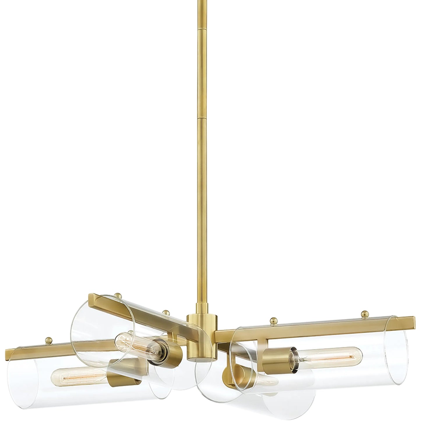 009 SR-762593 | Primary Silo | Ariel Chandelier by Mitzi. Made from steel in a modern style.