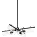 Ariel Chandelier by Mitzi. Made from steel in a modern style.