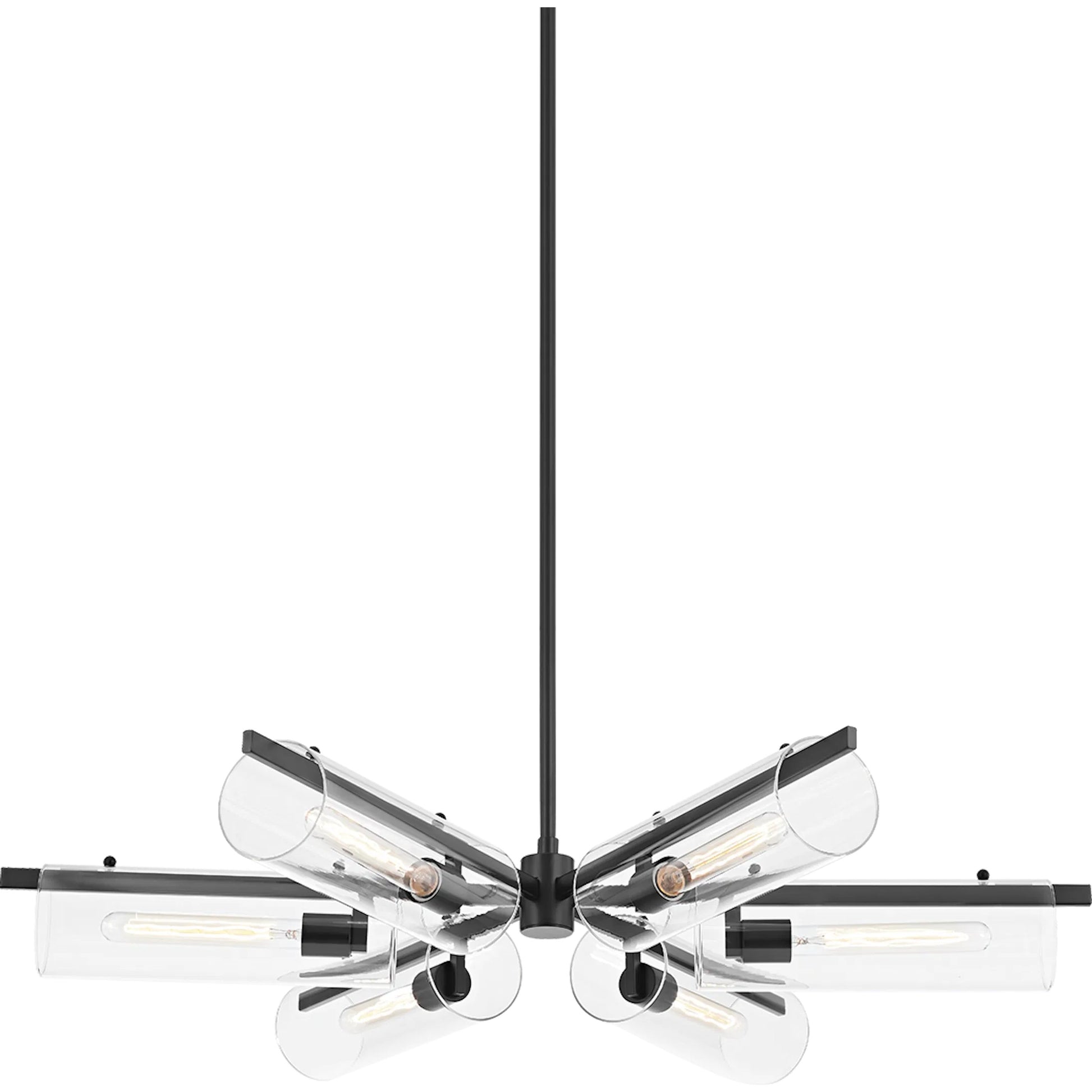 Ariel Chandelier by Mitzi. Made from steel in a modern style.