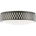 Phoebe Flush Mount by Mitzi. Made from steel in a transitional style.