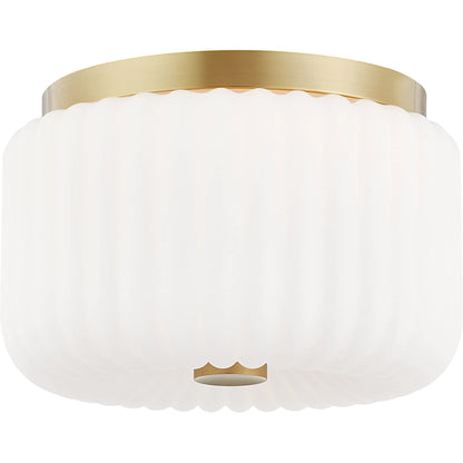 Lydia Flush Mount by Mitzi. Made from steel in a transitional style.