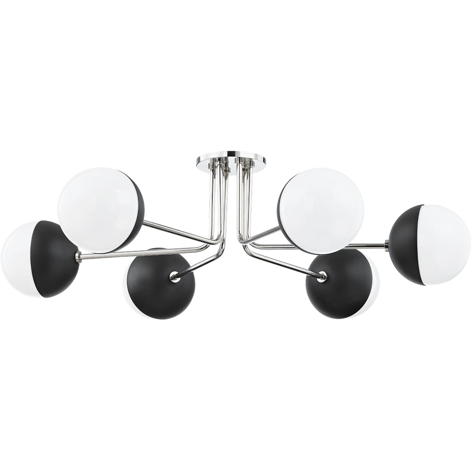 Renee Semi Flush Mount by Mitzi. Made from steel in a modern style.