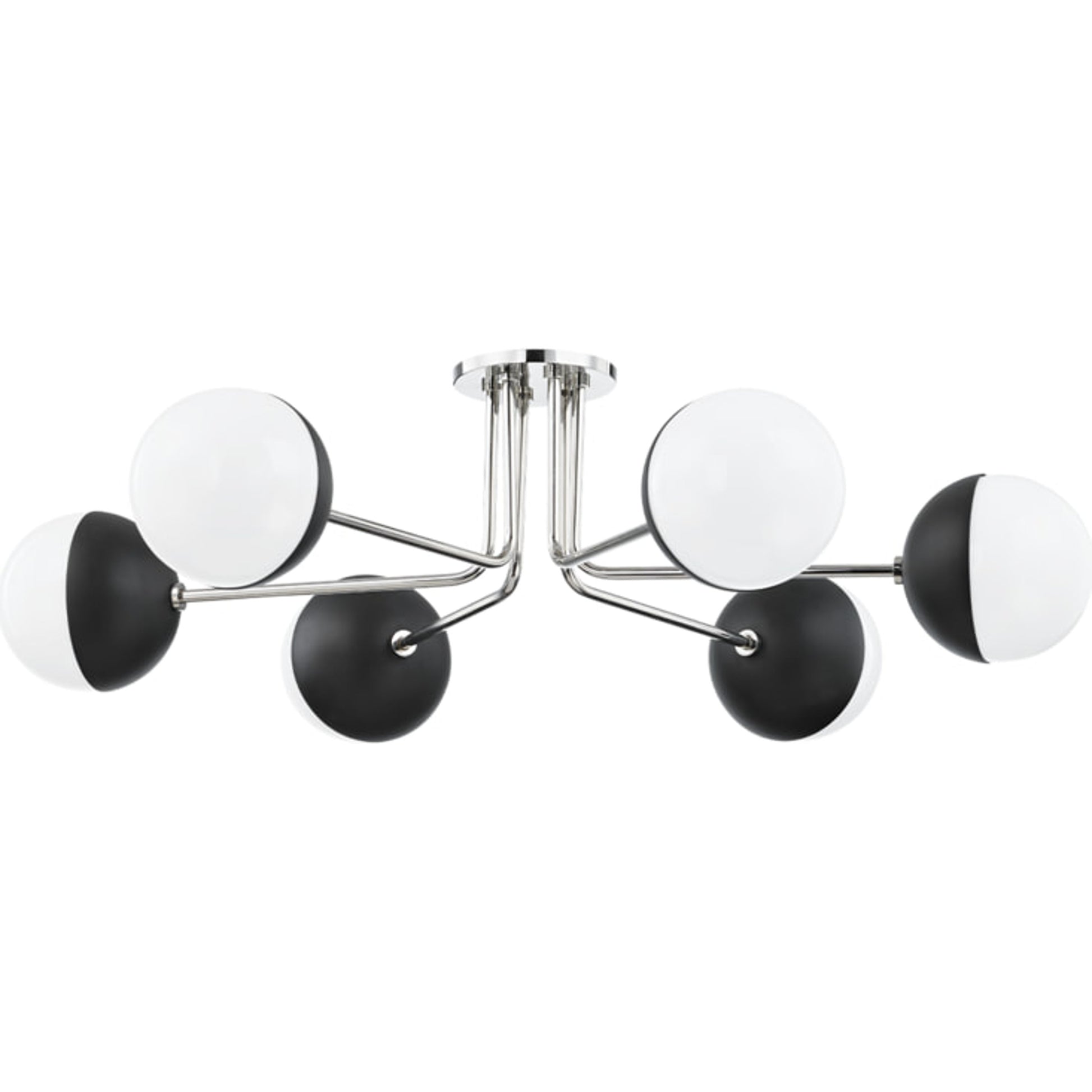Renee Semi Flush Mount by Mitzi. Made from steel in a modern style.