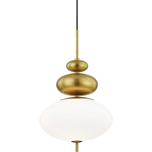 Elsie Pendant by Mitzi. Made from steel in a transitional style.
