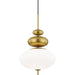 Elsie Pendant by Mitzi. Made from steel in a transitional style.