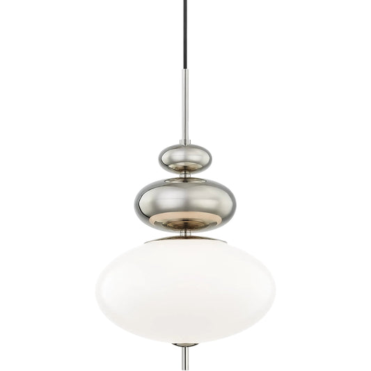 Elsie Pendant by Mitzi. Made from steel in a transitional style.