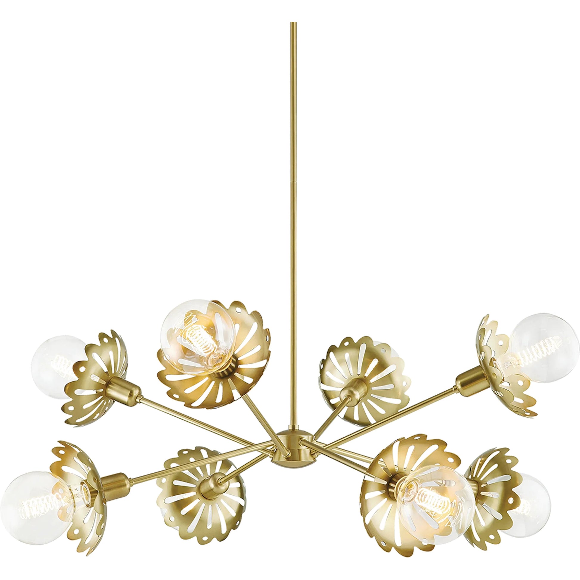 Alexa Chandelier by Mitzi. Made from steel in a modern style.