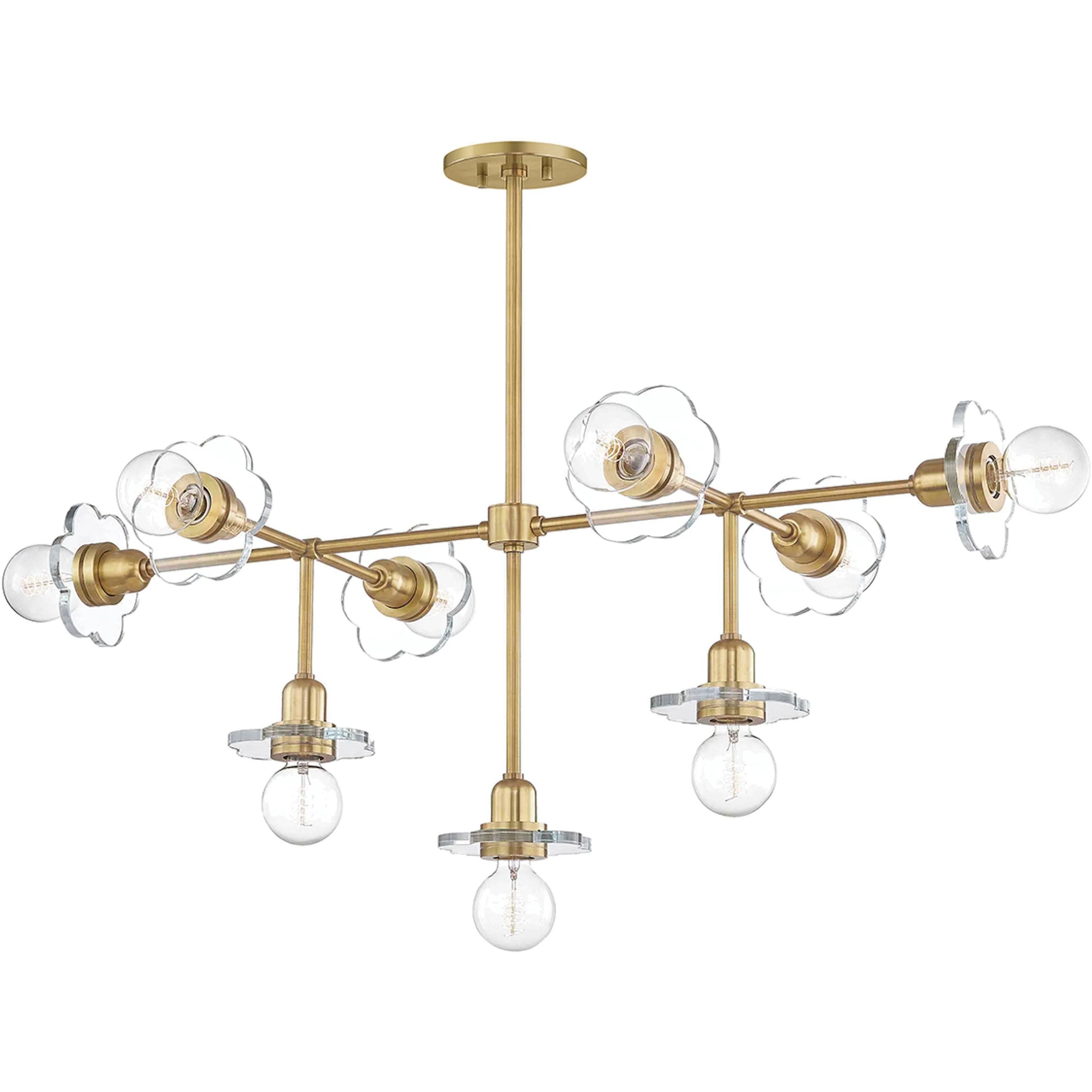 Alexa Chandelier by Mitzi. Made from steel in a modern style.
