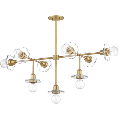 Alexa Chandelier by Mitzi. Made from steel in a modern style.