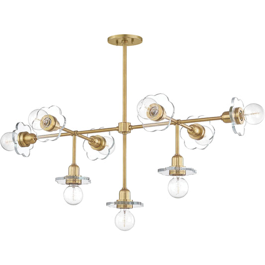Alexa Chandelier by Mitzi. Made from steel in a modern style.