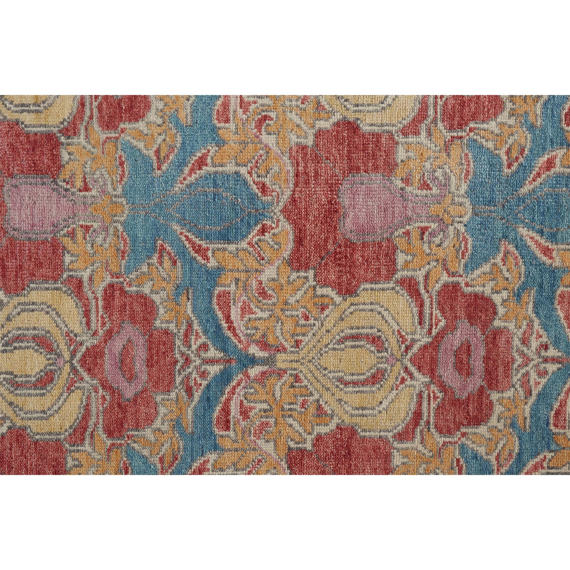 Beall Traditional Oriental Rug - 6633F by Feizy in blue, red, yellow. Made from wool in a unique style.