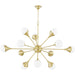 Ariana Chandelier by Mitzi. Made from steel in a modern style.