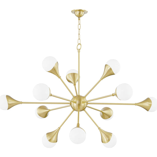 Ariana Chandelier by Mitzi. Made from steel in a modern style.