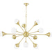 Ariana Chandelier by Mitzi. Made from steel in a modern style.