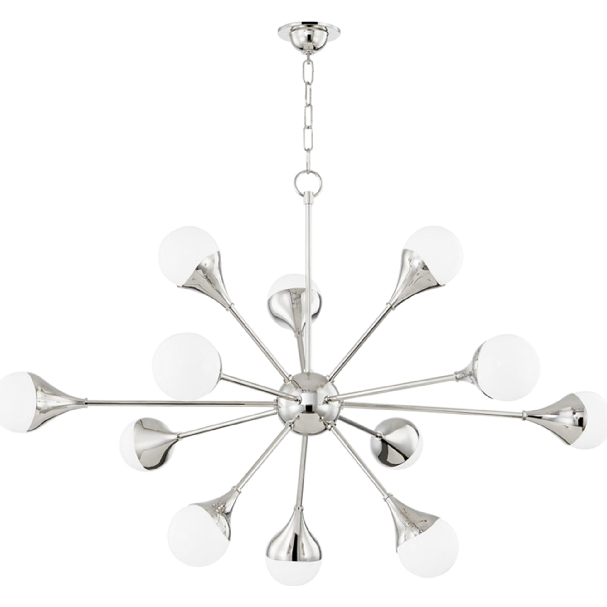 Ariana Chandelier by Mitzi. Made from steel in a modern style.