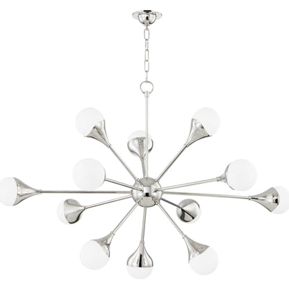 Ariana Chandelier by Mitzi. Made from steel in a modern style.