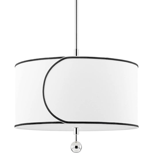 Zara Pendant by Mitzi. Made from steel in a transitional style.