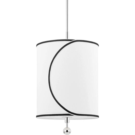 Zara Pendant by Mitzi. Made from steel in a transitional style.