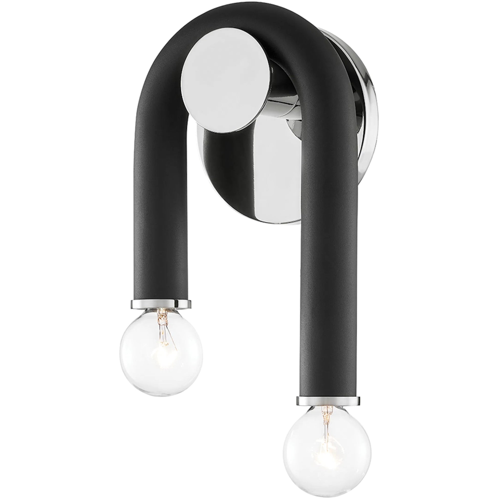 Whit Wall Sconce by Mitzi. Made from steel in a modern style.