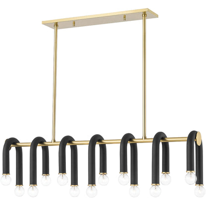 Whit Island Light by Mitzi. Made from steel in a modern style.