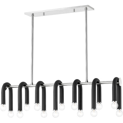 Whit Island Light by Mitzi. Made from steel in a modern style.