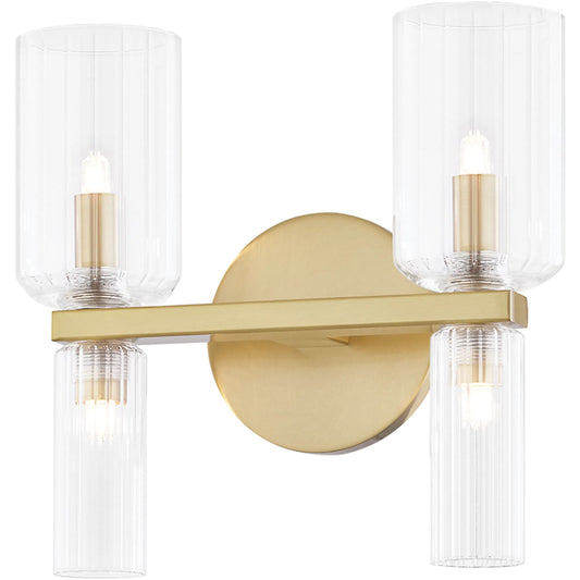 Tabitha Bath Bracket by Mitzi. Made from steel in a transitional style.