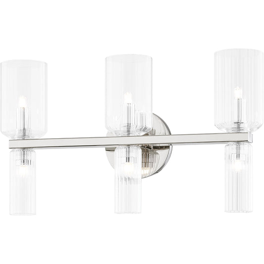 Tabitha Bath Bracket by Mitzi. Made from steel in a transitional style.