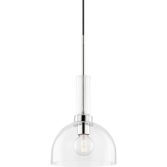 Tabitha 1 Light Pendant by Mitzi. Made from steel in a modern style.